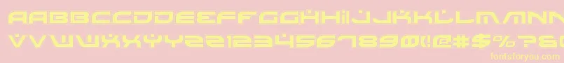 BattlefieldPro Font – Yellow Fonts on Pink Background