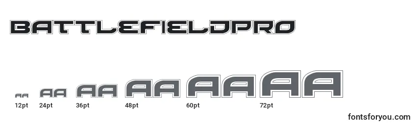 BattlefieldPro Font Sizes