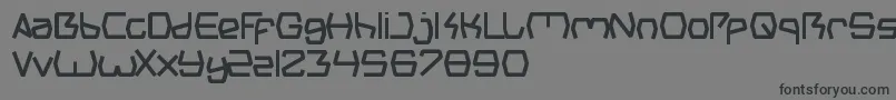 フォントGroovyKindOfLife – 黒い文字の灰色の背景