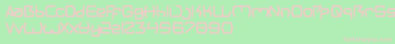 GroovyKindOfLife Font – Pink Fonts on Green Background