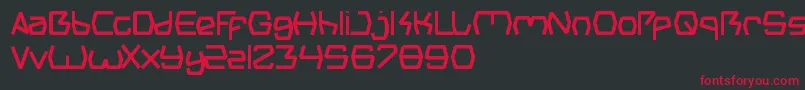 GroovyKindOfLife Font – Red Fonts on Black Background
