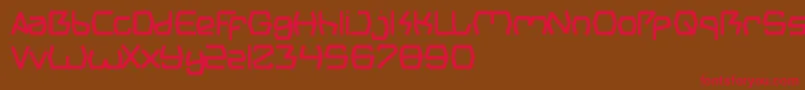 GroovyKindOfLife Font – Red Fonts on Brown Background