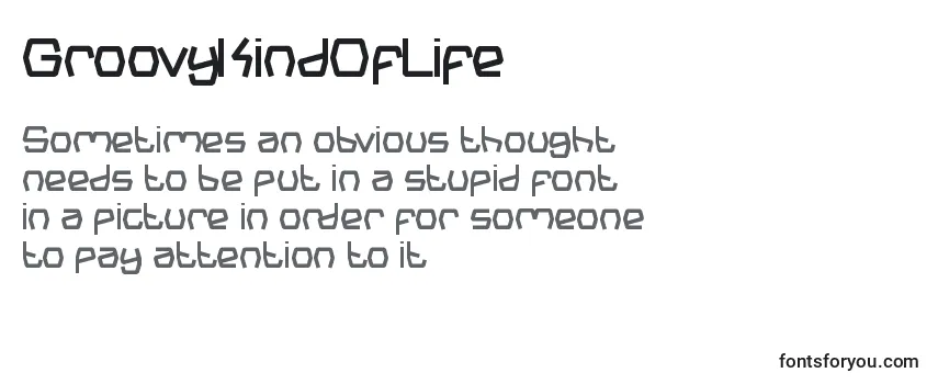 Review of the GroovyKindOfLife Font