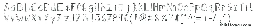 Kbpush-fontti – Fontit Adobe Readerille