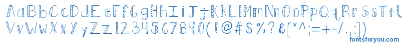 Kbpush Font – Blue Fonts