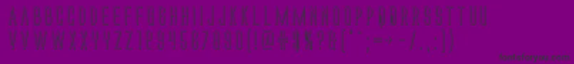 Alienleague3D-fontti – mustat fontit violetilla taustalla