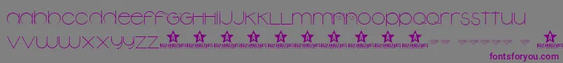NgardenTrial Font – Purple Fonts on Gray Background