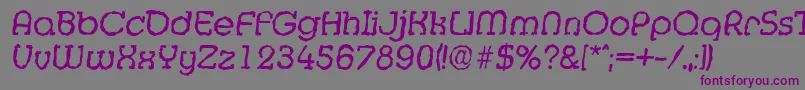 More about MexicorandomItalic Font MexicorandomItalic Font – Purple Fonts on Gray Background