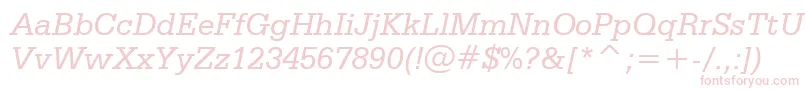 SerifaItalicBt Font – Pink Fonts