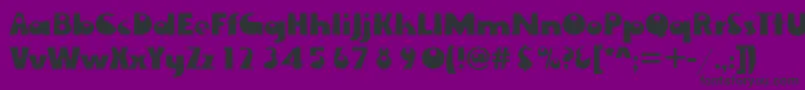 Ewied Font – Black Fonts on Purple Background