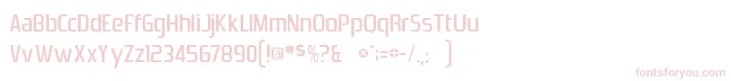 ZrnicCyrNormal Font – Pink Fonts on White Background