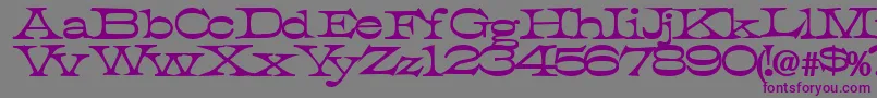 TobiassskBold Font – Purple Fonts on Gray Background