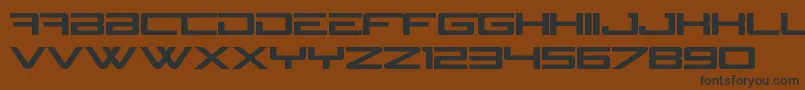NGage Font – Black Fonts on Brown Background
