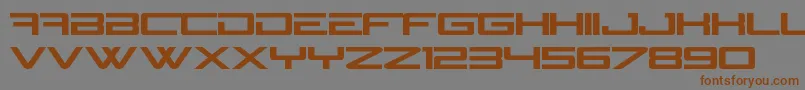 NGage Font – Brown Fonts on Gray Background