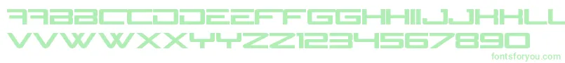 NGage Font – Green Fonts on White Background
