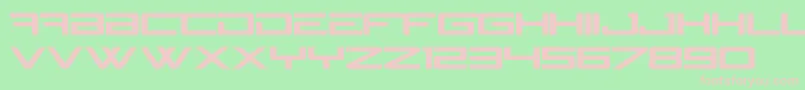 Шрифт NGage – розовые шрифты на зелёном фоне