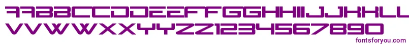 NGage-fontti – violetit fontit valkoisella taustalla