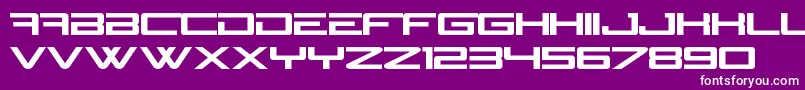 NGage Font – White Fonts on Purple Background
