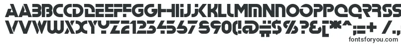 フォントStenc – フォントの図形