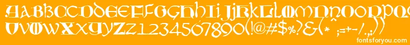 More about JmhMoreneta Font JmhMoreneta Font – White Fonts on Orange Background