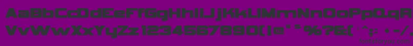 Шрифт Vipnagorgialla – чёрные шрифты на фиолетовом фоне