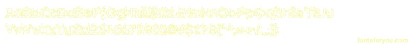 Hammh-Schriftart – Gelbe Schriften