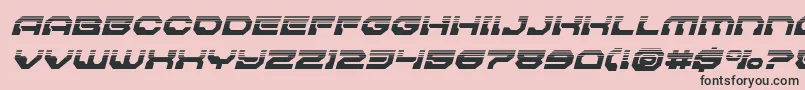 Pulsarclasssolidhalfital Font – Black Fonts on Pink Background