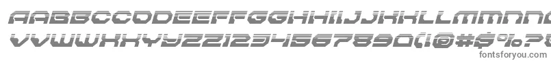 Pulsarclasssolidhalfital-fontti – harmaat kirjasimet valkoisella taustalla