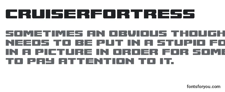 Cruiserfortress Font