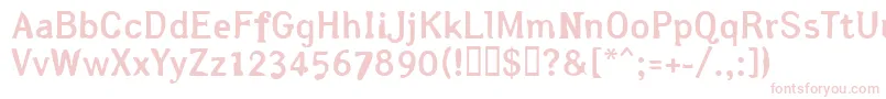 フォントArsle – ピンクのフォント