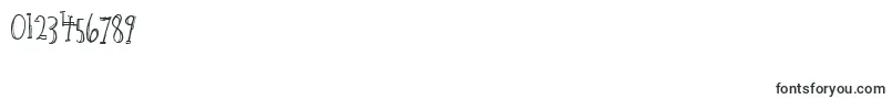 Sketchbo-Schriftart – Schriften für Zahlen und Nummern