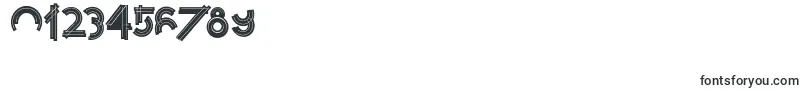 Constrxiablackinline Font – Fonts for Numbers and Digits