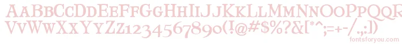 MaryJaneSmallCaps Font – Pink Fonts on White Background