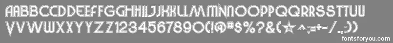 VinylSmoothBv Font – White Fonts on Gray Background