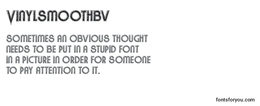 Review of the VinylSmoothBv Font