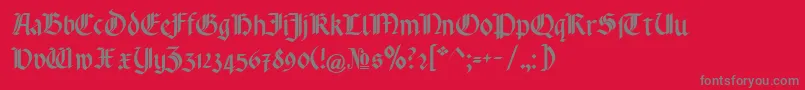 More about RotundaPommerania Font RotundaPommerania Font – Gray Fonts on Red Background