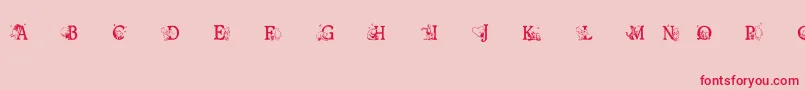 Ohbotherfont Font – Red Fonts on Pink Background