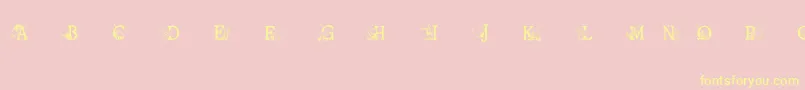 More about Ohbotherfont Font Ohbotherfont Font – Yellow Fonts on Pink Background