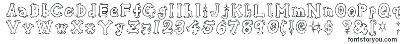Шрифт OshareHonenuki – крутые шрифты