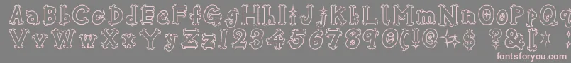 More about OshareHonenuki Font OshareHonenuki Font – Pink Fonts on Gray Background