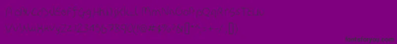 DiscoGrudgeLiteWindowsMedium Font – Black Fonts on Purple Background