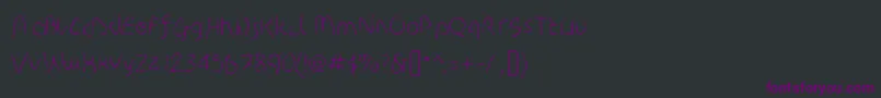 DiscoGrudgeLiteWindowsMedium Font – Purple Fonts on Black Background