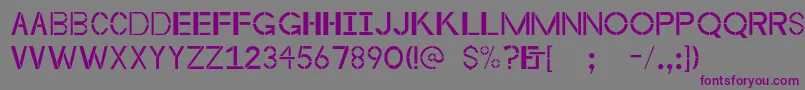 Byzantineempire Font – Purple Fonts on Gray Background