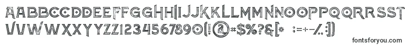 Шрифт Atlantisinlinegrunge – шрифты для Adobe Illustrator