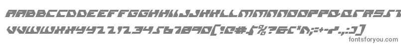 DaedalusCondensedItalic Font – Gray Fonts on White Background