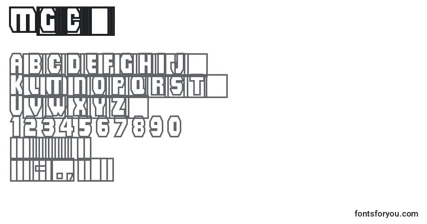 MadGrooveClean font – alphabet, numbers, special characters