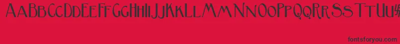 BirminghamSansSerif Font – Black Fonts on Red Background
