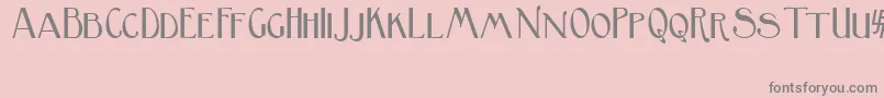 BirminghamSansSerif-Schriftart – Graue Schriften auf rosa Hintergrund