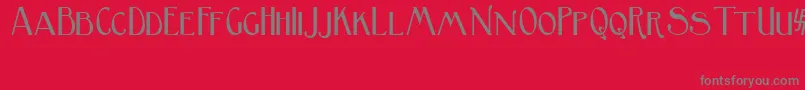 BirminghamSansSerif Font – Gray Fonts on Red Background