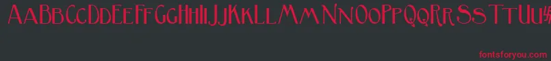 BirminghamSansSerif Font – Red Fonts on Black Background
